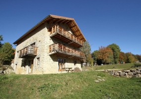 terrasse et vue sur Vercors