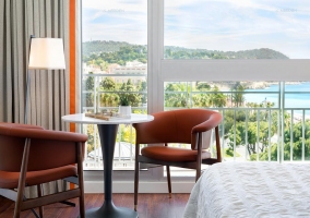 Chambre double Executive avec sur sur la ville - Dernier étage