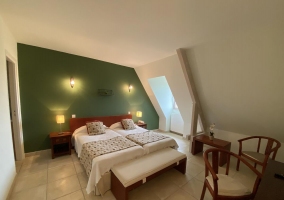 Chambre lits jumeaux