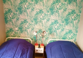 Chambre lits jumeaux