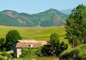 Vues de la route d'accès 